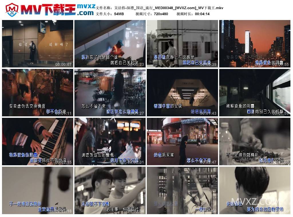 吴洁伟-深漂_国语_流行_MED00348